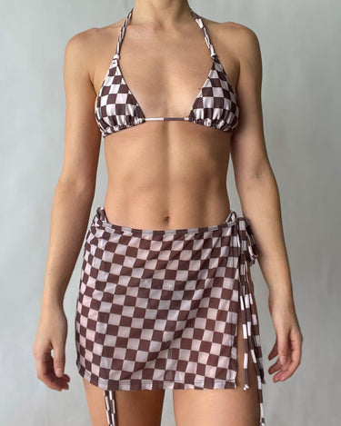 Cassie Mesh Skirt Cappuccino