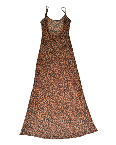 Mesh Maxi Dress Safari
