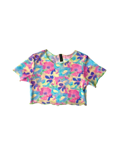 Cassie Mesh Top Tutti Frutti